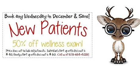 50% off Chiropractic Start Ups (Wednesdays in December) primary image