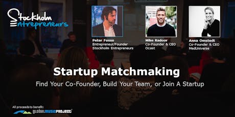 Co founder matchmaking