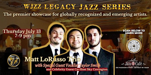 WJZZ Legacy Jazz Series featuring The Matt LoRusso Trio primary image