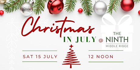 Christmas in July at The Ninth primary image
