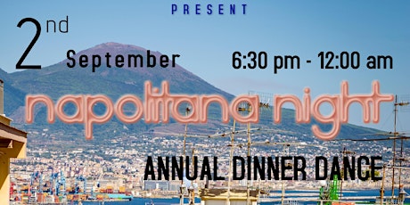 Napolitana Night Dinner Dance 2023 - Whitehorse Func. Centre Members Lounge primary image