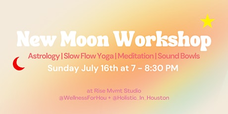Imagen principal de New Moon Workshop: Slow Yoga & Sound Bowl Meditation