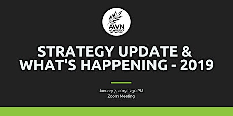 Strategy Update & What's Happening in 2019