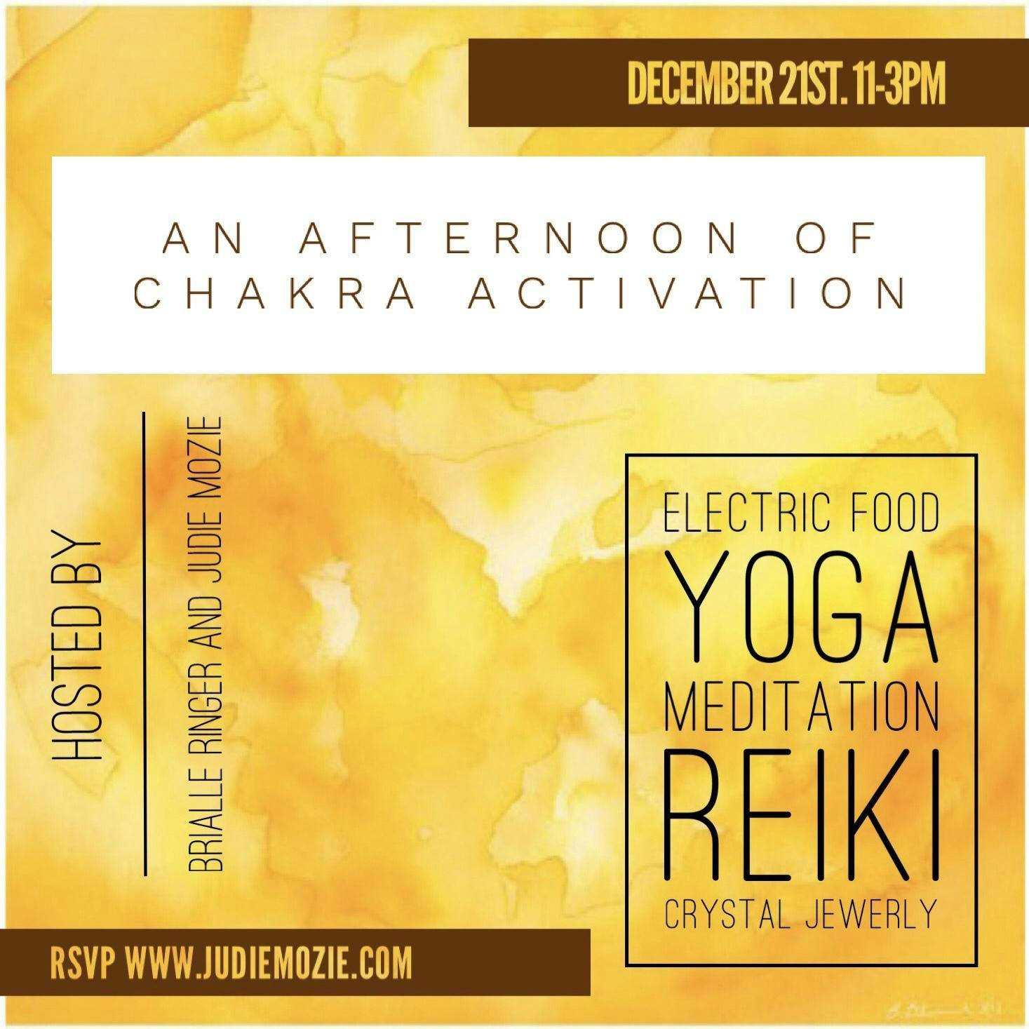 An Afternoon of Chakra Activation