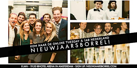 Primaire afbeelding van  Online Tuesday en IAB Nederland Nieuwjaarsborrel