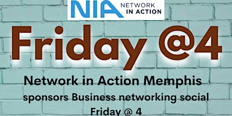 Network in Action Business Networking Social, Friday@4 @ Meddlesome, May 24