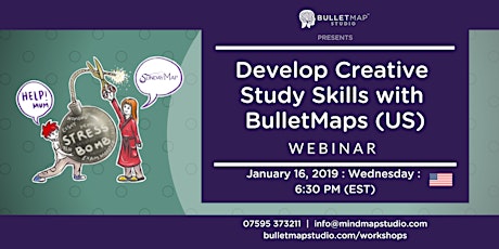 Developing Creative Study Strategy with BulletMaps (US Webinar) primary image