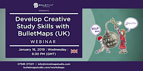 Develop Creative Study Skills with BulletMaps (UK Webinar) primary image