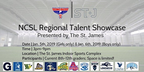 Boys NCSL High School Regional Talent Showcase presented by The St. James primary image