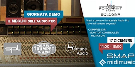 Immagine principale di Pro Audio Demo @ Fonoprint by SMAP e MidiMusic 