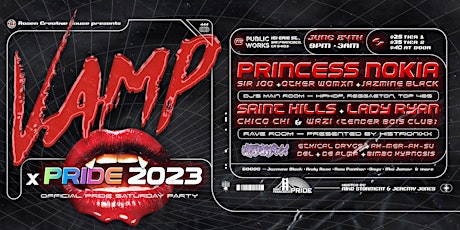 Imagem principal de VAMP X Pride - SF Pride Official Afterparty