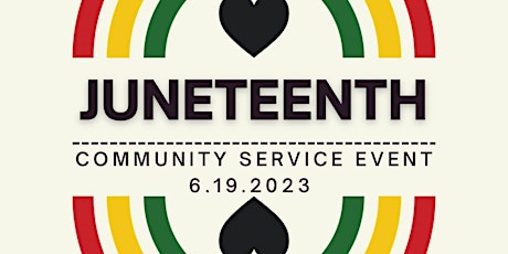 Image principale de Juneteenth Community Service Event