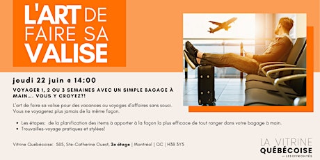 L’ART DE FAIRE SA VALISE (14:00) primary image