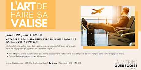 L’ART DE FAIRE SA VALISE (17:30) primary image