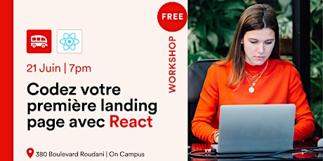 Image principale de [FREE WORKSHOP] Codez votre première landing page avec React