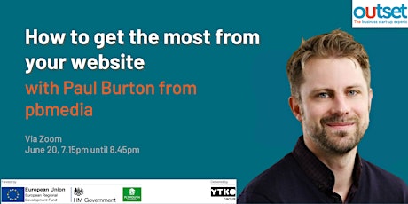 How to get the most from your website with Paul Burton from pbmedia primary image