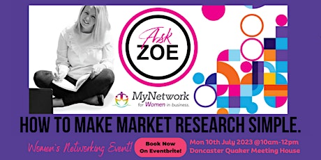 Imagen principal de How to make market research simple - Women's Networking Event!