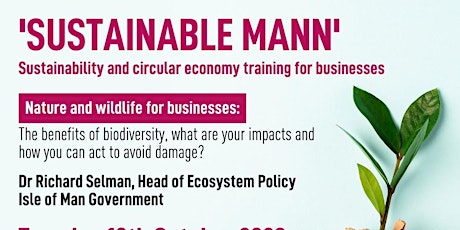 Sustainable Man | Nature and wildlife for businesses primary image