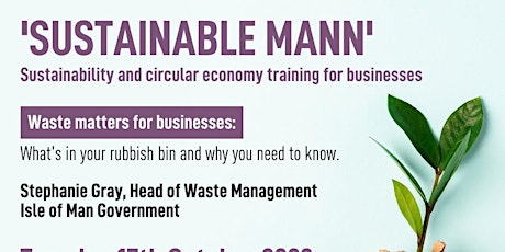 Sustainable Man | Waste matters for businesses primary image