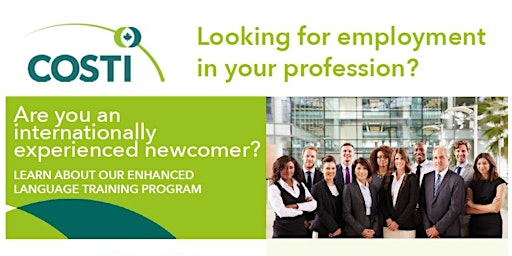 Imagem principal de Enhanced Language and Job Search Training for Newcomers to Canada