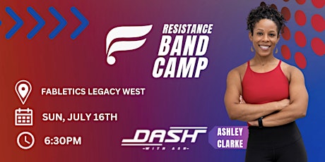 BAND CAMP a free Strength Fitness Class at Fabletics 6:30pm - Ashley Clarke  primärbild