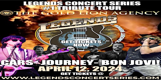 Imagem principal do evento The Cars- Bon Jovi- Journey April 12, 2024-Legends Concert Series-SC