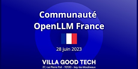 Meetup inaugural de la communauté OpenLLM France  primary image