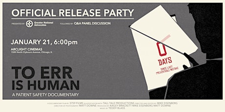 To Err Is Human Official Release Party primary image