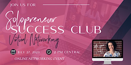 Solopreneur Success Club Virtual Networking primary image