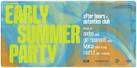AFTER HOURS & AUTENTICO CLUB | Friday 23rd June primary image