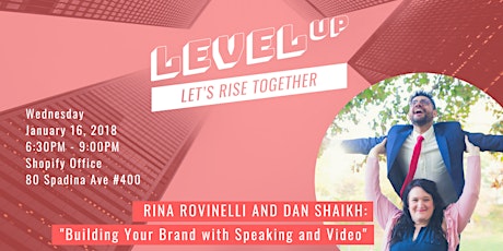 LevelUP! Vol. 3: Building Your Brand With Speaking & Video primary image