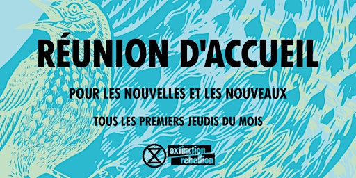 Réunion d'accueil pour les nouvelles et nouveaux