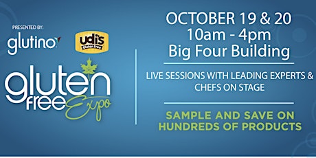 Canada's Largest Gluten Free Event Visits Calgary, October 19 & 20, 2019! primary image