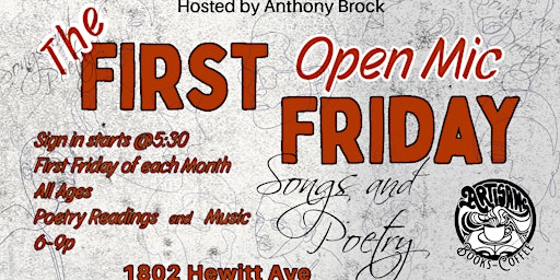 First Fridays Open Mic primary image