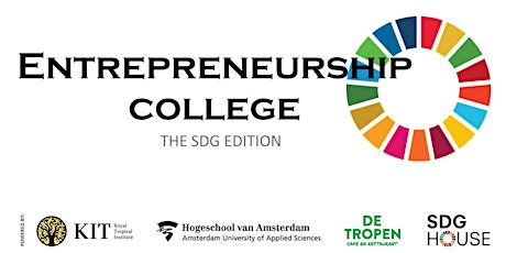 Primaire afbeelding van Entrepreneurship College #5 - SDG 11: Sustainable Cities and Communities