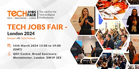 Tech Jobs Fair - London 2024 primary image