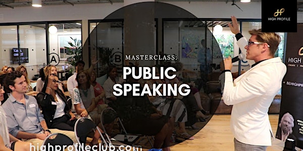 Masterclass: Public Speaking