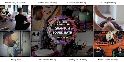 Sound Bath -Gong, Tibetan & Crystal Bowls, Crystal Reiki, 5D Energy Healing primary image