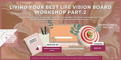Living Your Best Life Vision Board Workshop pt.2 primary image