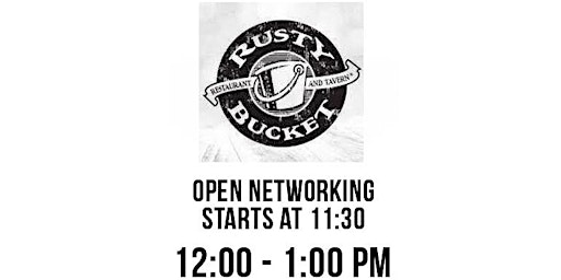 Imagem principal do evento Sarasota Professional Networking @ Rusty Bucket Restaurant & Tavern11:30AM