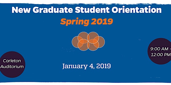 UF Spring 2019 New Graduate Student Orientation