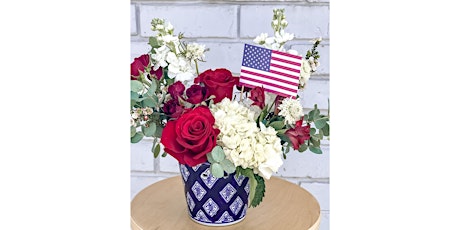 Image principale de Red, White & Blooms Patriotic Floral Workshop