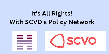 It’s All Rights: Human Rights Bill Consultation with SCVO Policy Network primary image