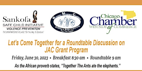 Let's Come Together for a Roundtable Discussion on JAC Grant Program primary image