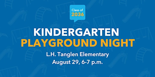 L.H. Tanglen Elementary Kindergarten Playground Night primary image