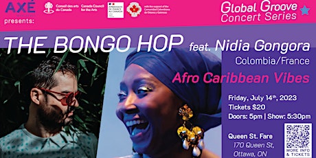 Hauptbild für The Bongo Hop featuring Nidia Gongora - Afro Caribbean vibes