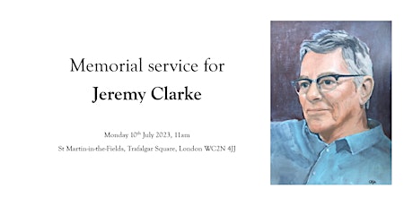 Memorial for Jeremy Clarke primary image