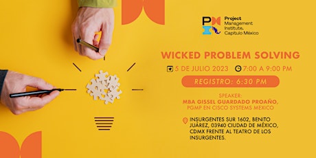 Conferencia Presencial "Wicked Problem Solving" primary image