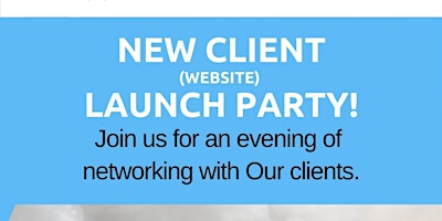 Imagem principal do evento Your Web Guys New Client Website Launch Party