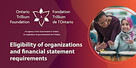 Eligibility of Organizations and Financial Statement Requirements